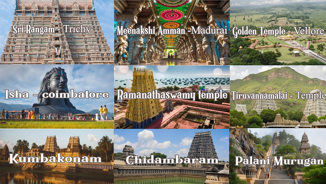 Tamil Nadu Temples: 4N/5D
